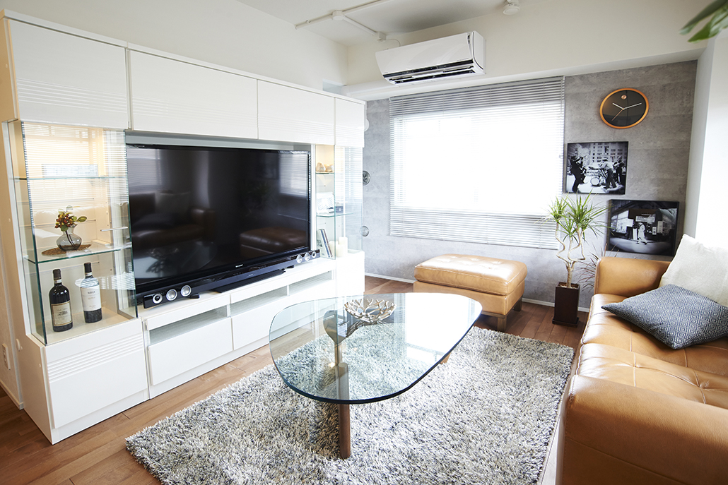 光のつながる部屋