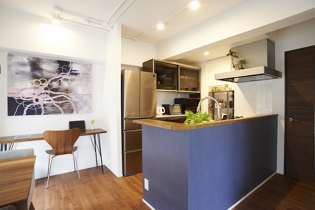 光のつながる部屋