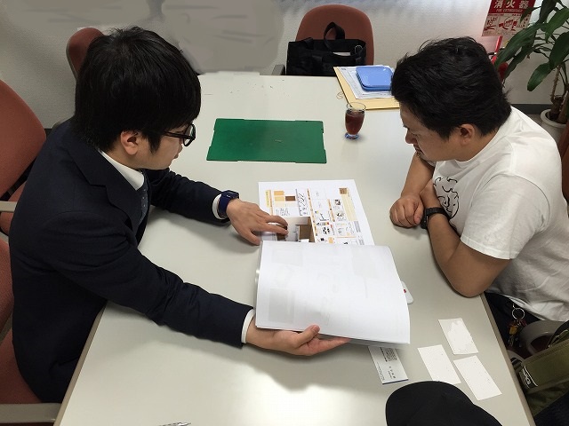 金銭消費貸借契約の様子