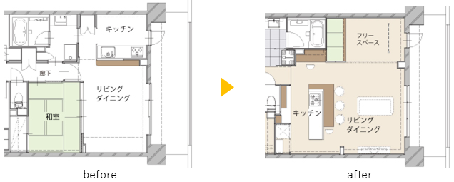 広々リビングで楽しむ!家族が集うアイランド型キッチン_間取図