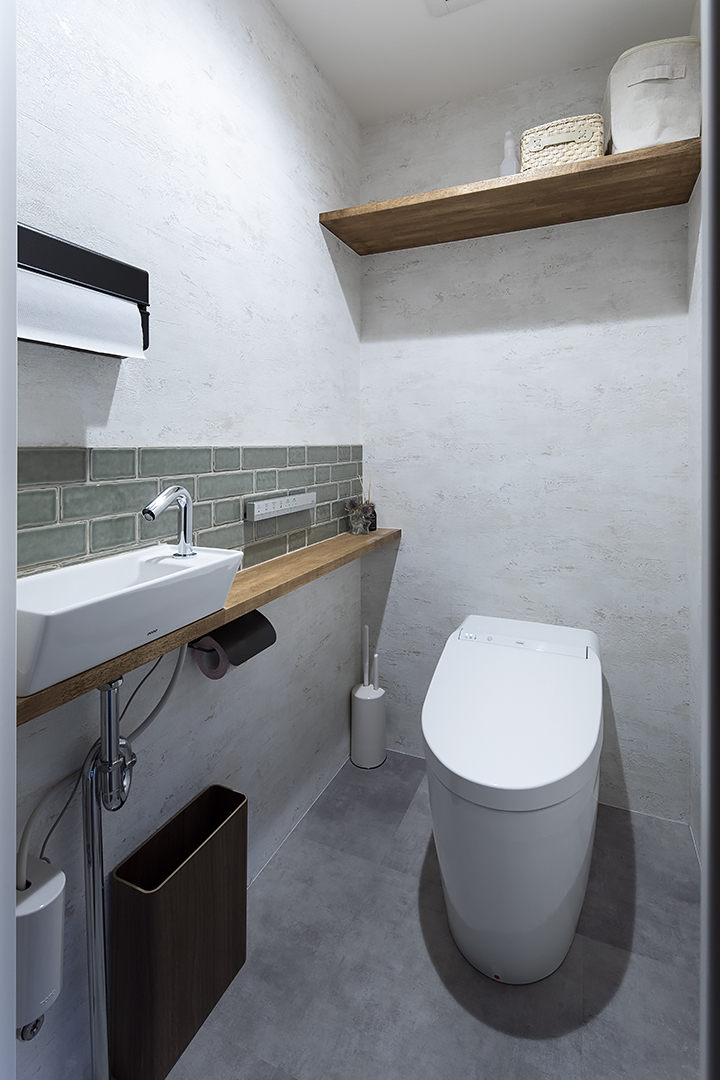 シンプル＆スタイリッシュなトイレ