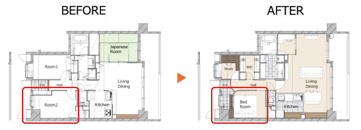 リノベーションプラン 成功のポイント 空間を最大活用した間取り事例