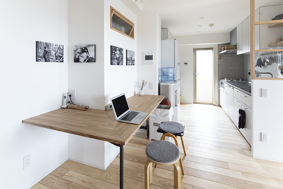 リノベーションプラン 成功のポイント 多用途のカウンター事例