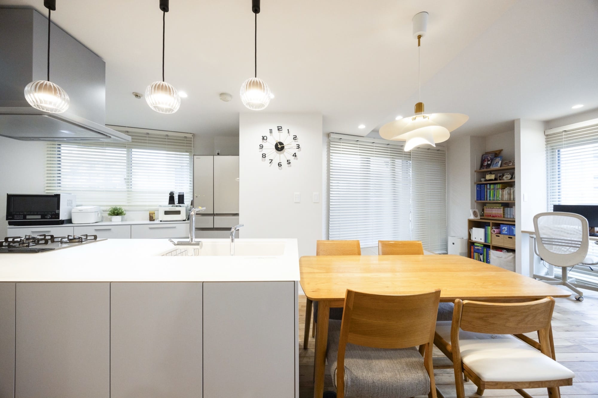 家族が集い、くつろぐリビング